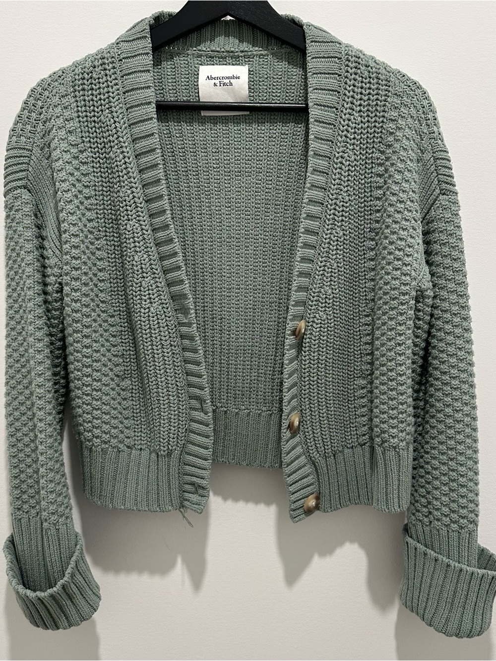 Abercrombie & Fitch Chunky Knit Button Cardigan